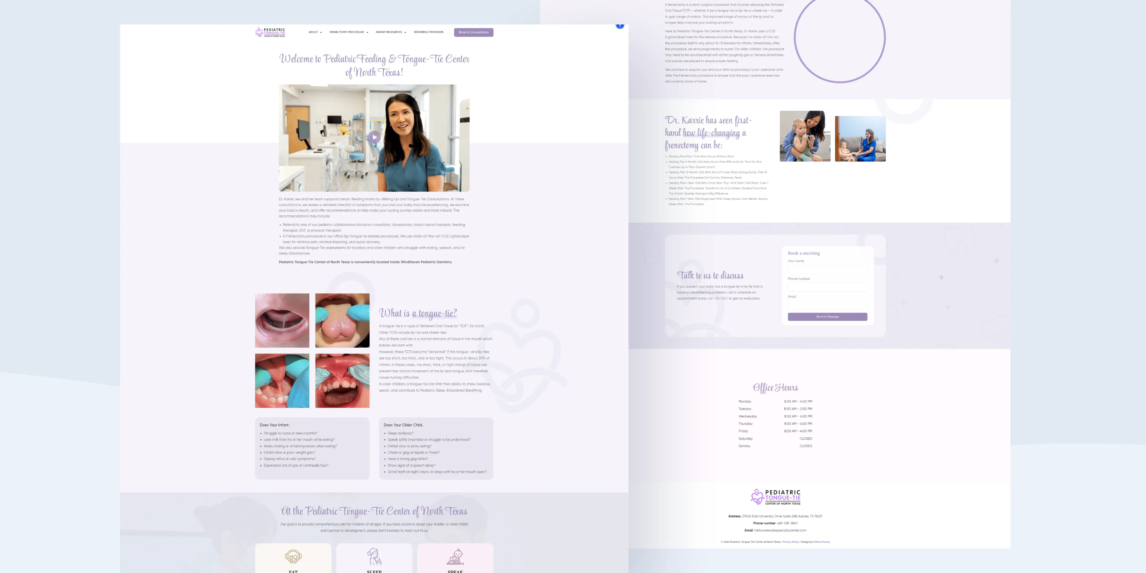 Pediatric Tongue Tie Center — Specialty clinic